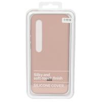 Силиконовый чехол SOFT Silicone Case для Xiaomi Mi 10 HQ (с логотипом) персик