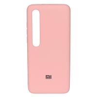 Силиконовый чехол SOFT Silicone Case для Xiaomi Mi 10 HQ (с логотипом) розовый