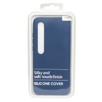 Силиконовый чехол SOFT Silicone Case для Xiaomi Mi 10 Pro HQ (с логотипом) синий