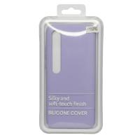 Силиконовый чехол SOFT Silicone Case для Xiaomi Mi 10 Pro HQ (с логотипом) фиалковый