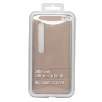 Силиконовый чехол SOFT Silicone Case для Xiaomi Mi 10 Pro HQ (с логотипом) персик