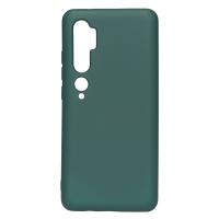 Силиконовый чехол SOFT Silicone Case для Xiaomi Mi Note 10 (без лого) темно-зеленый