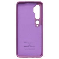 Силиконовый чехол SOFT Silicone Case для Xiaomi Mi Note 10 (без лого) сиреневый