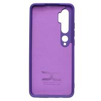 Силиконовый чехол SOFT Silicone Case для Xiaomi Mi Note 10 (без лого) фиолетовый