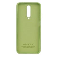 Силиконовый чехол SOFT Silicone Case для Xiaomi Redmi K30/Poco X2 HQ (с логотипом) зеленый