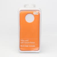 Силиконовый чехол SOFT Silicone Case для Xiaomi Redmi Note 9T (без лого) оранжевый