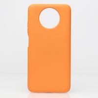 Силиконовый чехол SOFT Silicone Case для Xiaomi Redmi Note 9T (без лого) оранжевый