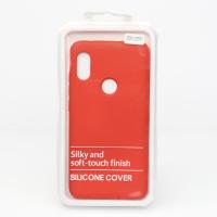 Силиконовый чехол SOFT Silicone Case для Xiaomi Redmi Note 6 Pro (без лого) красный