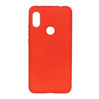 Силиконовый чехол SOFT Silicone Case для Xiaomi Redmi Note 6 Pro (без лого) красный