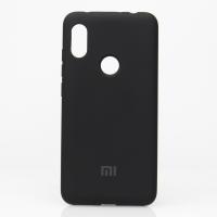 Силиконовый чехол SOFT Silicone Case для Xiaomi Redmi Note 6 Pro HQ (с логотипом) черный