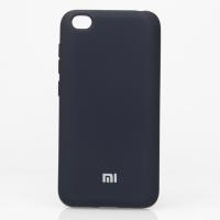 Силиконовый чехол SOFT Silicone Case для Xiaomi Redmi GO (с логотипом) черный