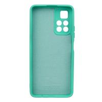 Силиконовый чехол SOFT Silicone Case для Xiaomi Redmi Note 11 5G/Note 11T 5G/Poco M4 Pro 5G (без лого) бирюза