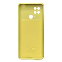 Силиконовый чехол SOFT Silicone Case для Xiaomi Poco C40 (без лого) лимонный