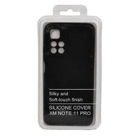 Силиконовый чехол SOFT Silicone Case для Xiaomi Redmi Note 11 Pro+/11i/11i Hypercharge (без лого) черный