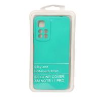 Силиконовый чехол SOFT Silicone Case для Xiaomi Redmi Note 11 Pro+/11i/11i Hypercharge (без лого) бирюза