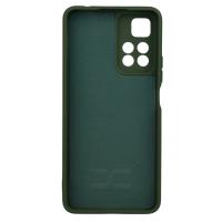 Силиконовый чехол SOFT Silicone Case для Xiaomi Redmi Note 11 Pro+/11i/11i Hypercharge (без лого) темно-зеленый