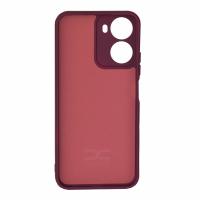 Силиконовый чехол SOFT Silicone Case для Xiaomi Redmi 15A бордовый