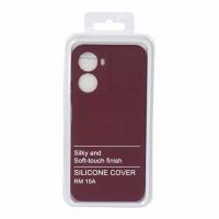 Силиконовый чехол SOFT Silicone Case для Xiaomi Redmi 15A бордовый