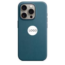 Тканевый чехол WOVEN с поддержкой MagSafe для iPhone 15 Pro темно-синий