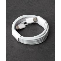 USB cable Foxconn Type-C to Type-C тканевый (тех. пакет) 2м. белый