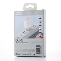 (уценка) СЗУ DC блок (1 PD / 20W Fast Charger + 1 QC3.0) (CA-F17) белый