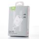 (уценка) СЗУ DC блок (1 PD / 20W Fast Charger + 1 QC3.0) (CA-F17) белый