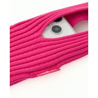 Вязаная сумка Pleated Pocket для iPhone (40 см) pink