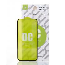 Защитное стекло DC для iPhone 15 / iPhone 16 черный