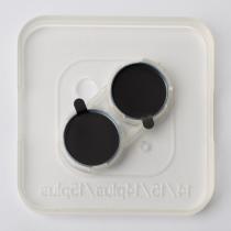 Защитное стекло для камеры DARK (BOX) iPhone 14 / iPhone 14 Plus / iPhone 15 / iPhone 15 Plus серебряный