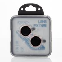 Защитное стекло для камеры DARK (BOX) iPhone 14 / iPhone 14 Plus / iPhone 15 / iPhone 15 Plus розовый