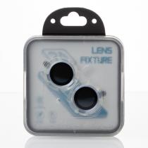 Защитное стекло для камеры DARK (BOX) iPhone 14 / iPhone 14 Plus / iPhone 15 / iPhone 15 Plus голубой