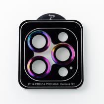 Захисне скло для камери DARK iPhone 14 Pro / iPhone 14 Pro Max веселка