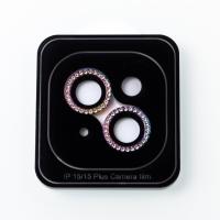 Защитное стекло для камеры DIAMOND iPhone 15 / iPhone 15 Plus радуга