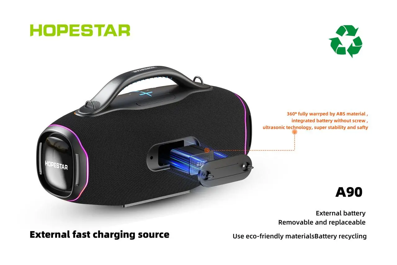 Колонка Bluetooth Hopestar A90 black